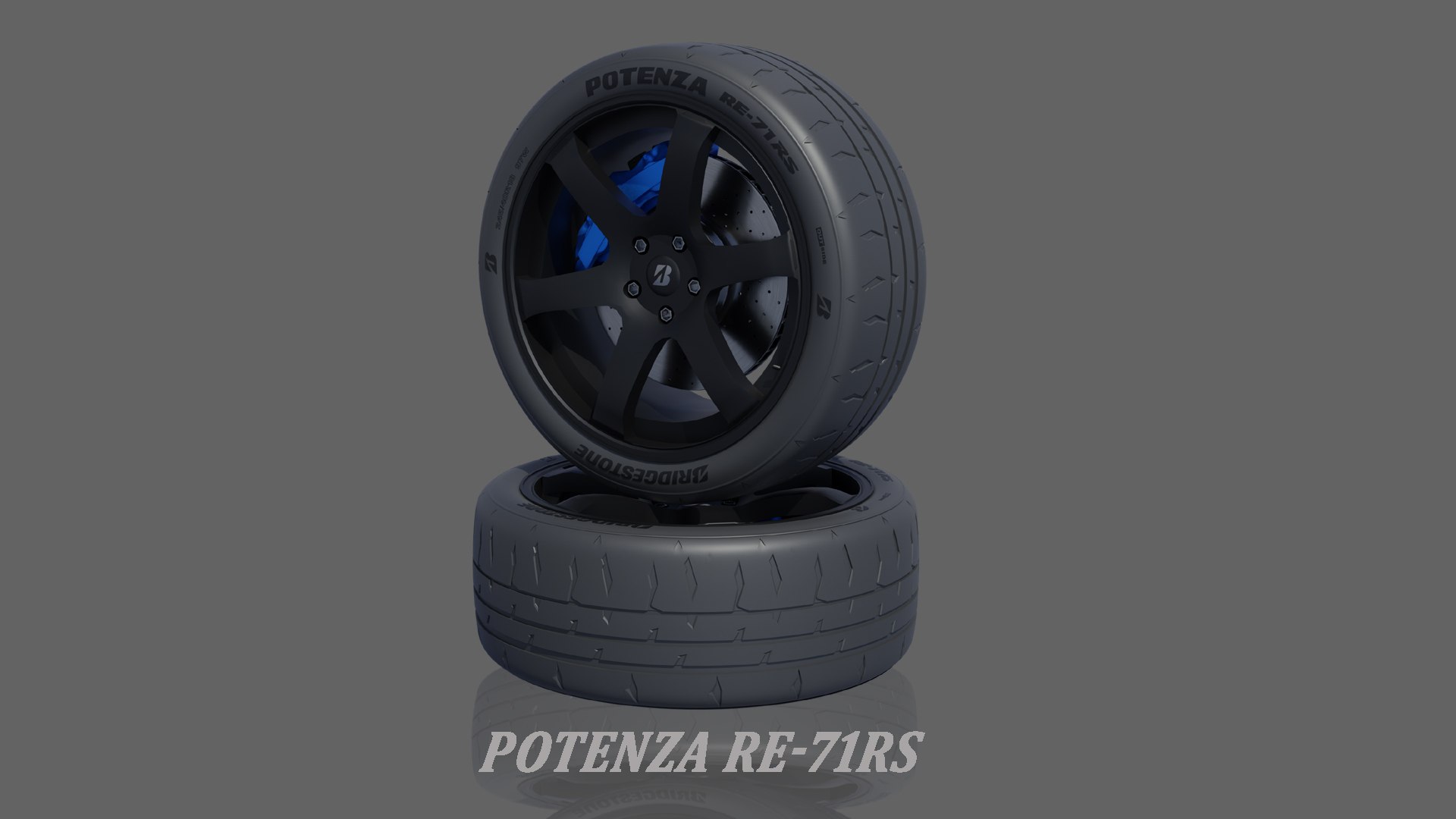 3d Wheel Model of  Bridgestone Potenza RE-71RS 3D model https://p.turbosquid.com/ts-thumb/yR/m8FkKo/Pc/z01bridgestonepotenzare71rs/jpg/1697463352/1920x1080/fit_q87/f996f7020ee3cca06825905fa12745d2bd466668/z01bridgestonepotenzare71rs.jpg