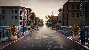 BROOKLYN BROWNSTONE DEMO SCENE WITH ALL THE ASSET