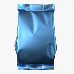 3D Food Bag Mockup 04 model