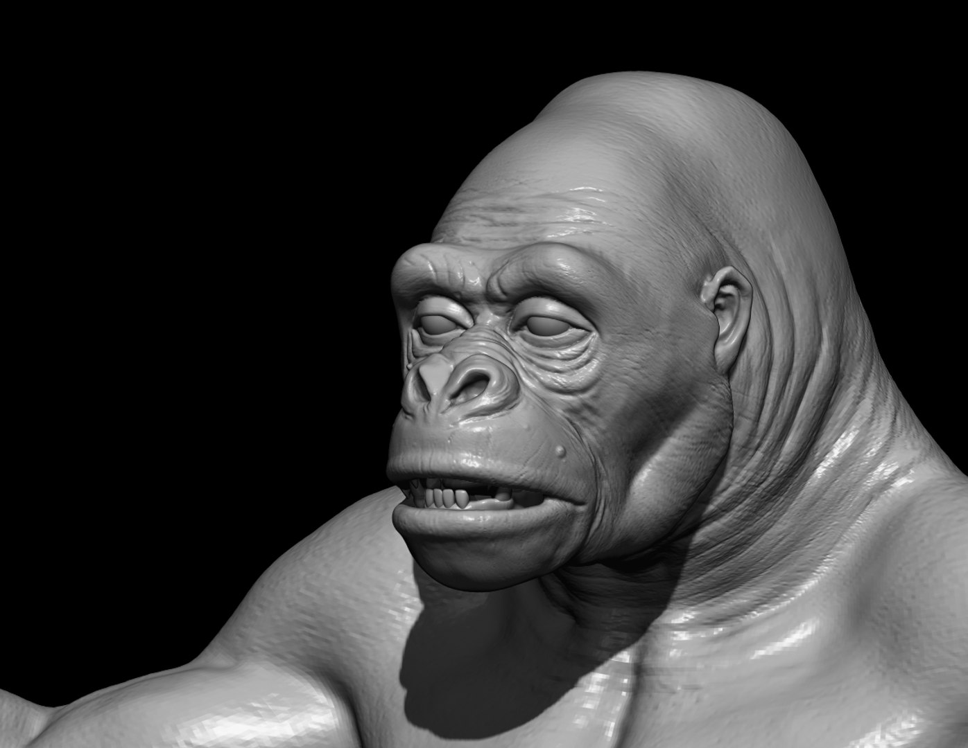 Gorilla 3d Obj