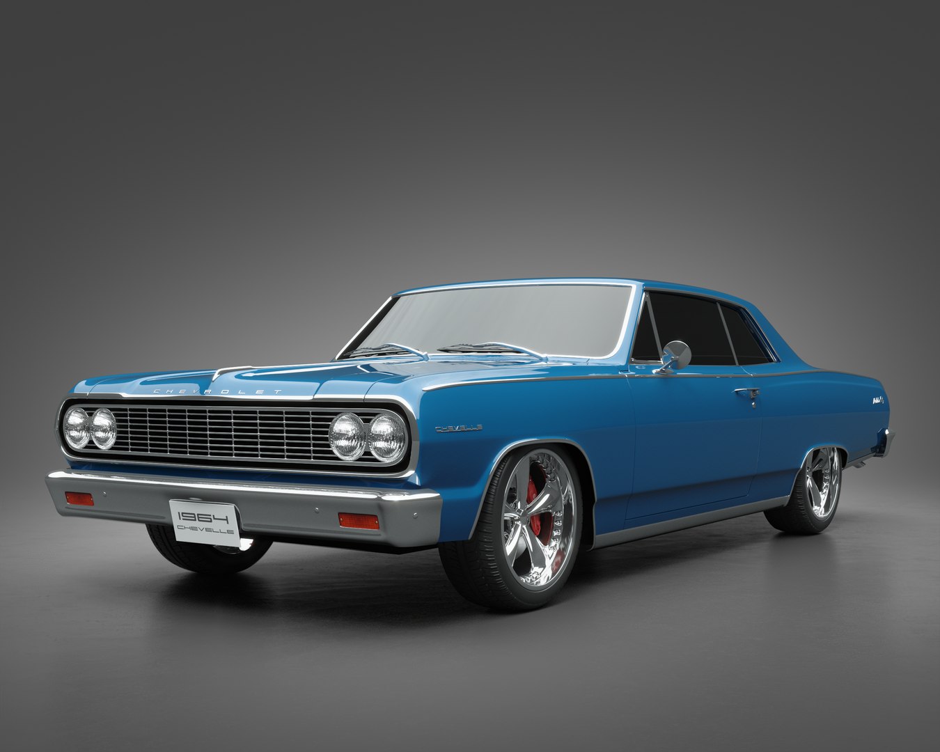 1964シボレーシェベルマリブSS3Dモデル - TurboSquid 1743008