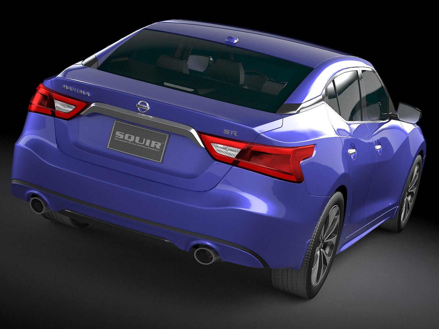 Hq Nissan Maxima 3d Model