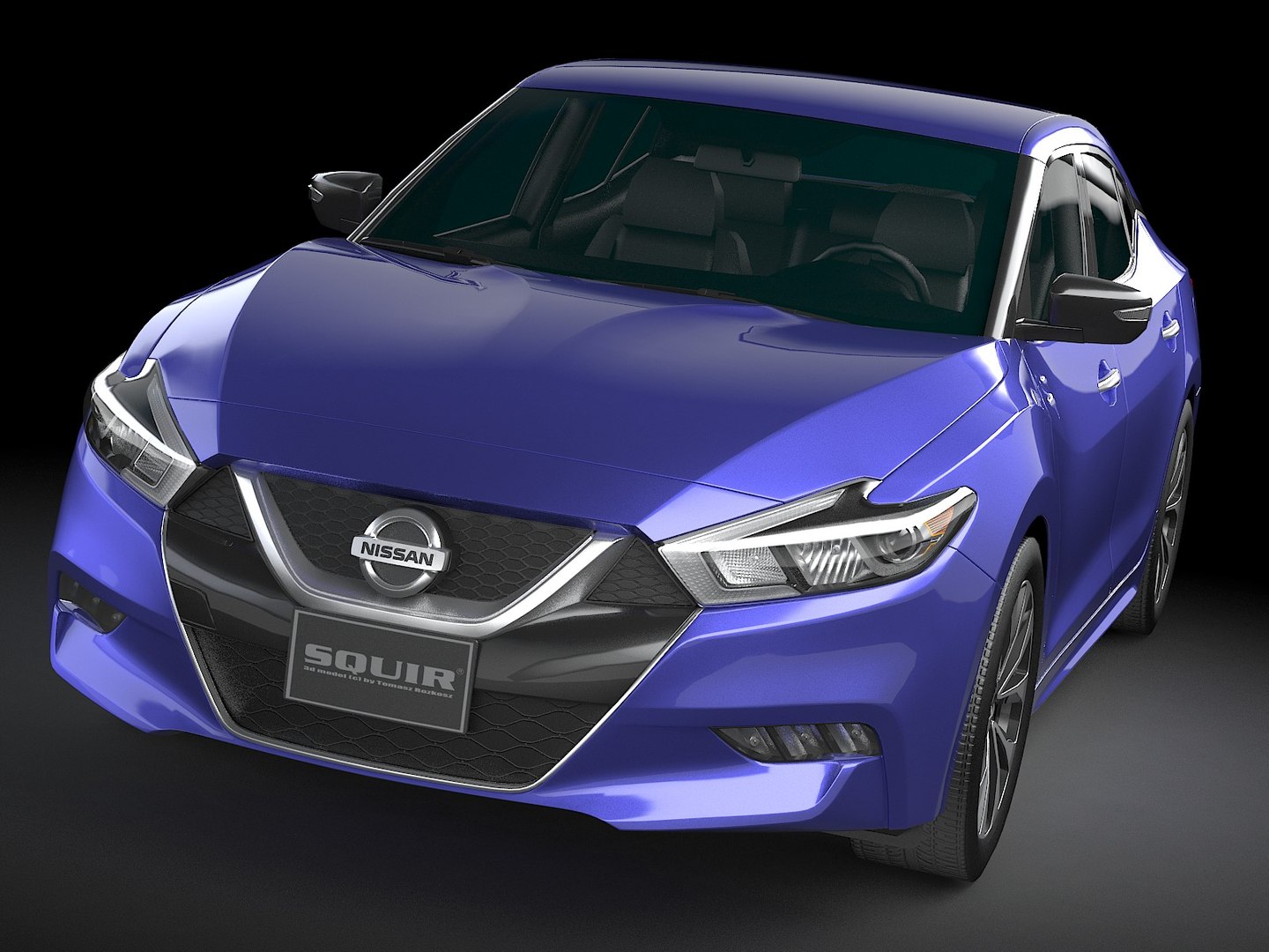 Hq Nissan Maxima 3d Model