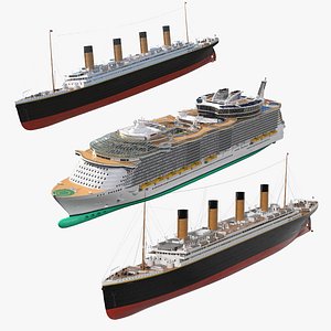 Cruise Ships Collection 3D