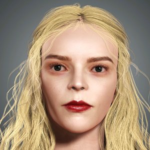 Anya Taylor-Joy Character 3D model