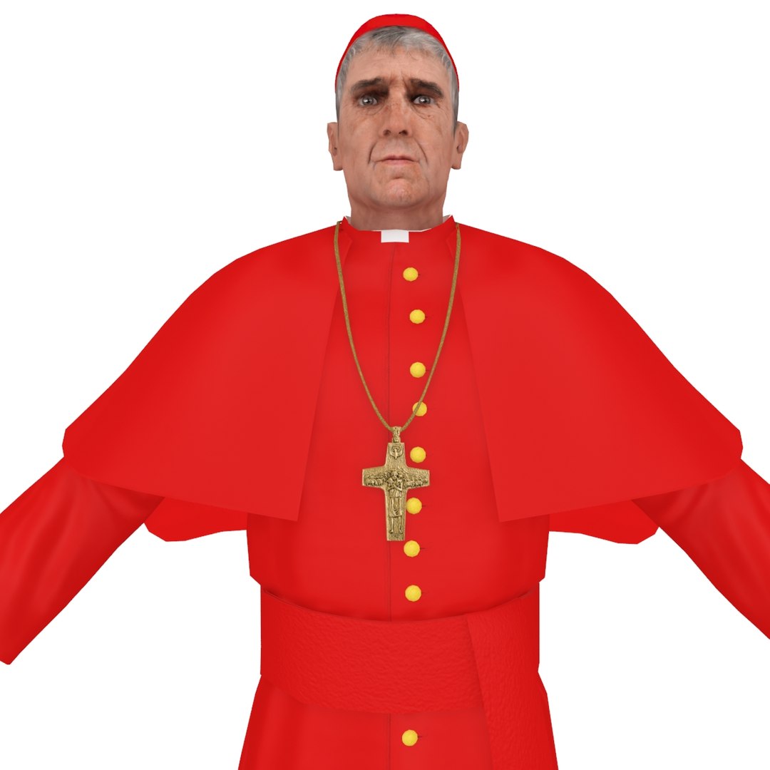 Rigged Cardinal Priest Model - TurboSquid 1289607