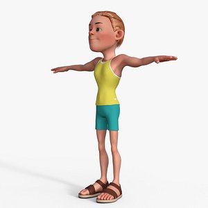 3D model Cute Sporty Man