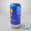 Lata de bebida energética com gotas 473ml