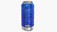 Lata de bebida energética com gotas 473ml