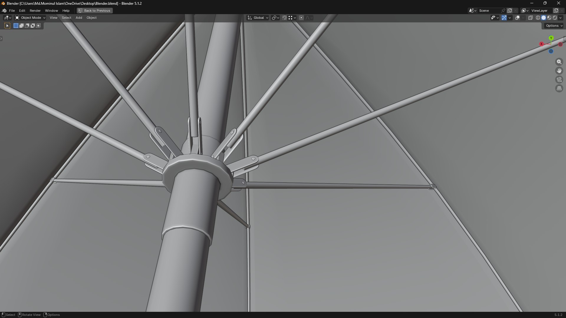 Umbrella PBR 3D model https://p.turbosquid.com/ts-thumb/yS/Bs8lgx/S5/screenshot20260626215944/png/1782490951/1920x1080/fit_q87/dc6aaed583746bf549b2627ff525b26cc011a6a7/screenshot20260626215944.jpg