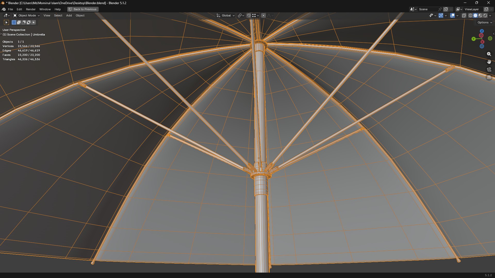 Umbrella PBR 3D model https://p.turbosquid.com/ts-thumb/yS/Bs8lgx/VV/screenshot20260626220147/png/1782489941/1920x1080/fit_q87/fe16452d6be6296c99891db91461547b9cfe36fa/screenshot20260626220147.jpg