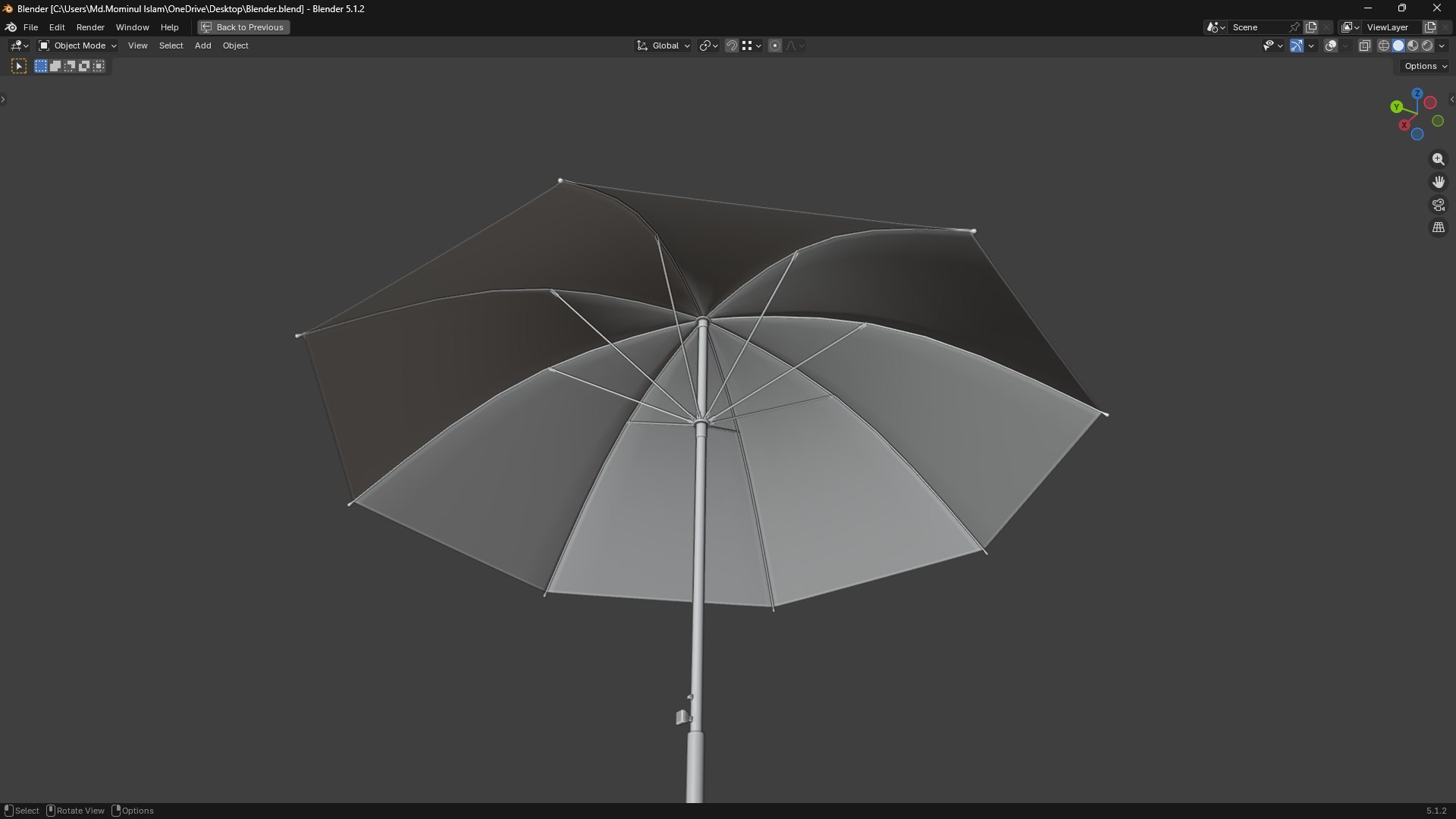 Umbrella PBR 3D model https://p.turbosquid.com/ts-thumb/yS/Bs8lgx/yG/screenshot20260626215924/png/1782490933/1920x1080/fit_q87/dc597ff776586080cf01f9b5600d18d90909d2fd/screenshot20260626215924.jpg