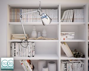 3d model lamp articulated