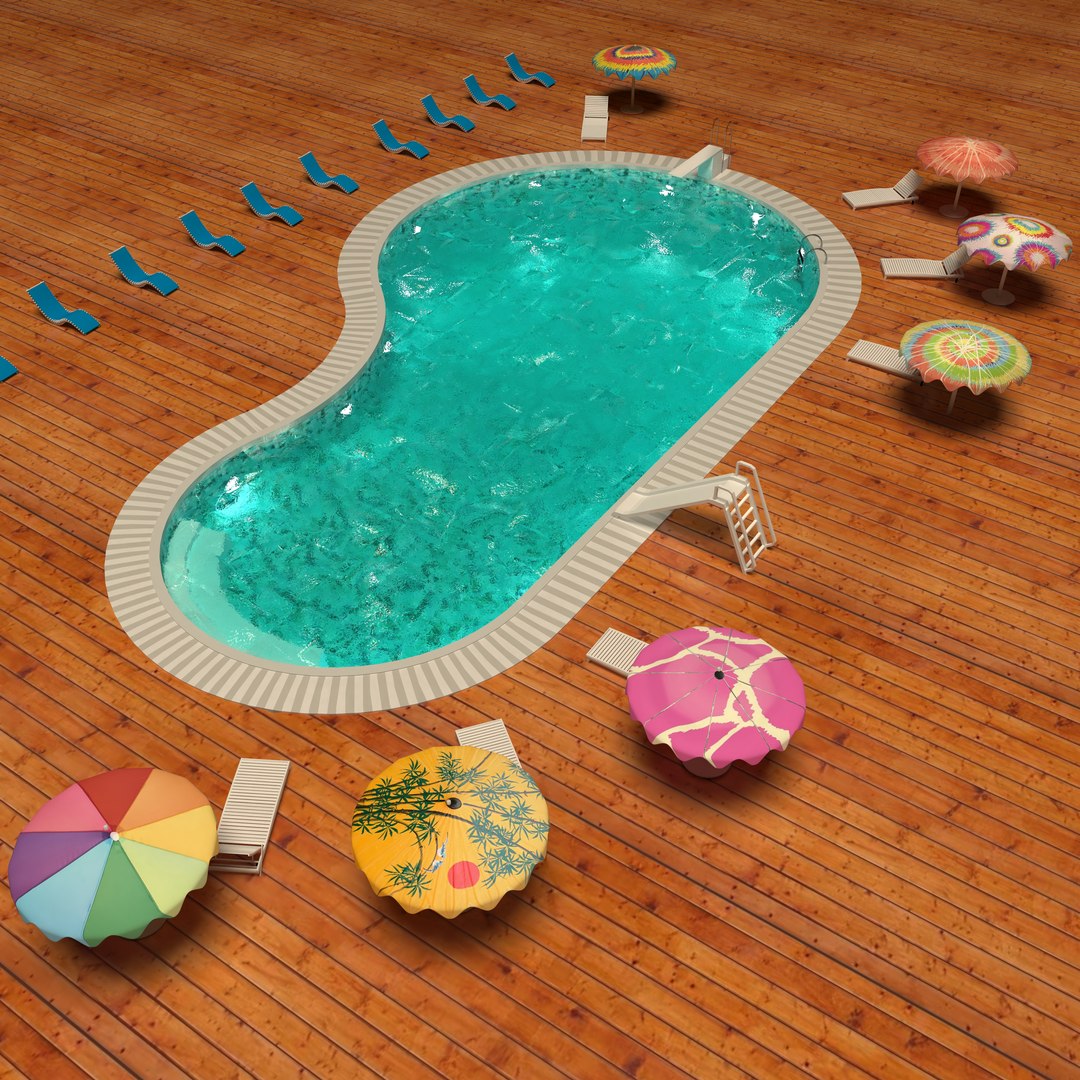 3D Swimming Pool - TurboSquid 1484969