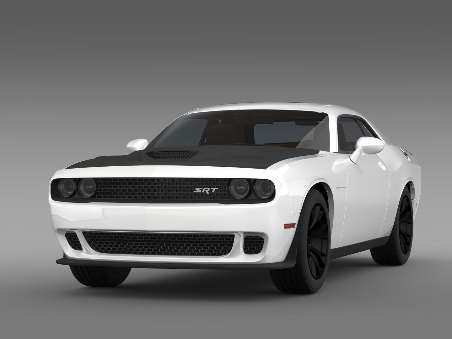 3d Model Dodge Challenger Srt Hellcat