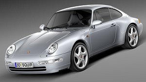 3d model car porsche 1994