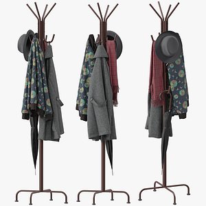 Simple Houseware Standing Coat and Hat Hanger