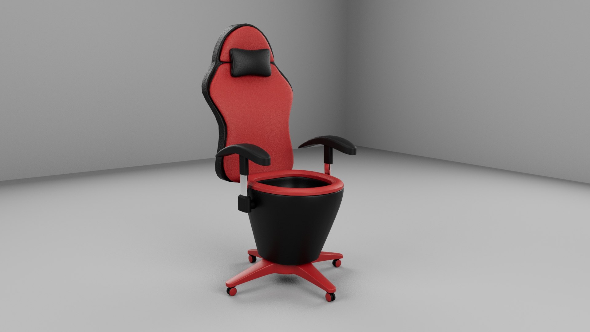 Gaming Chair Toilet Model 3D Model - TurboSquid 2060225