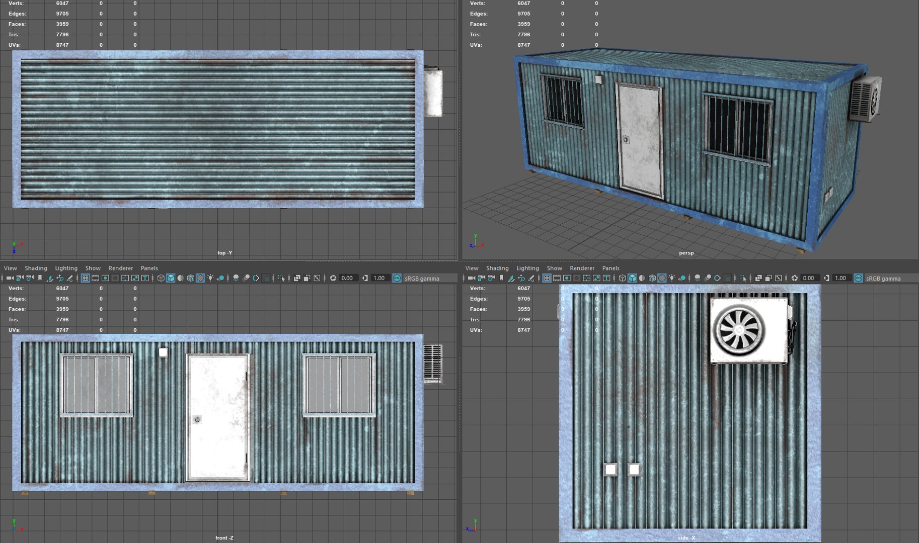 3D Container House For Worker Model - TurboSquid 1746200