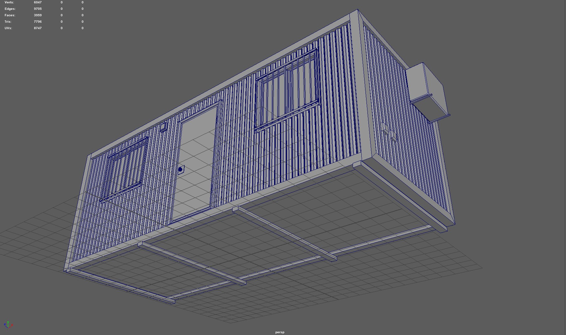 3D Container House For Worker Model - TurboSquid 1746200