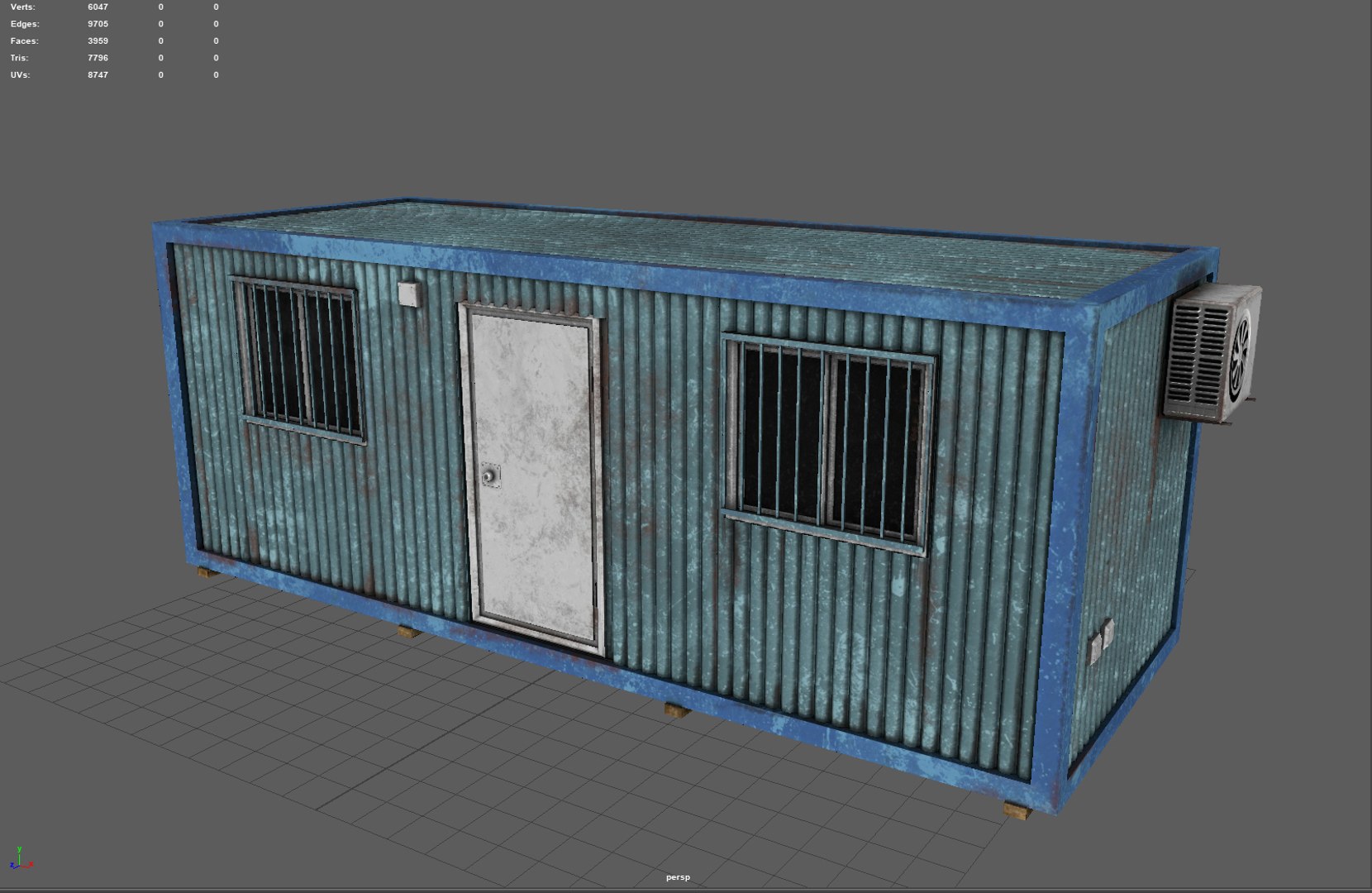 3D Container House For Worker Model - TurboSquid 1746200
