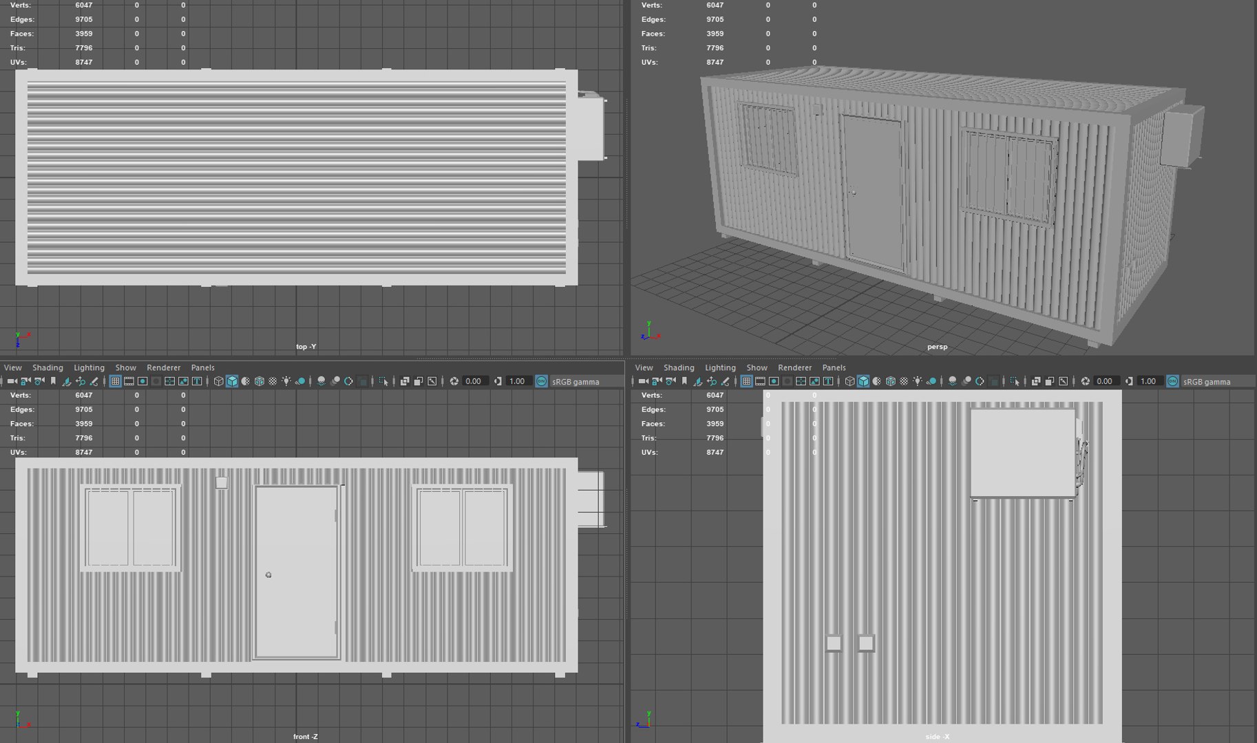 3D Container House For Worker Model - TurboSquid 1746200