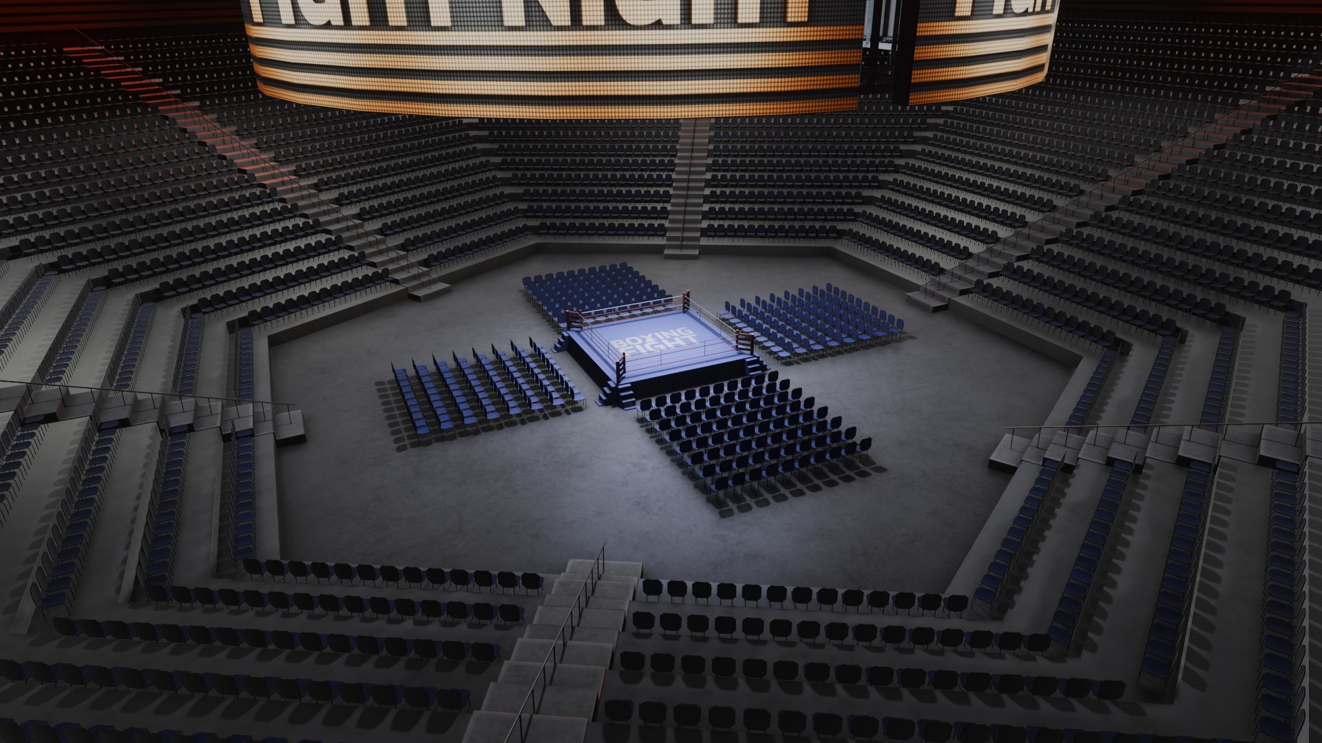 3D VR Boxing Ring Model - TurboSquid 2152482