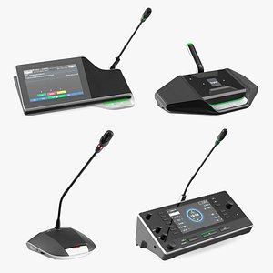Conference Devices with Stem Microphones Collection 2