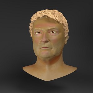 donald trump 3d model