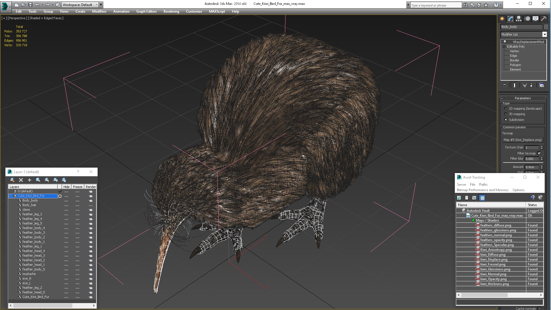 Cute Kiwi Bird Fur 3D https://p.turbosquid.com/ts-thumb/yS/edBO4i/RM/cutekiwibirdfurc4dmodel021/jpg/1690940325/1920x1080/fit_q87/80cd1063b63c0751e93b2c6d26cfb3ee58c8c67d/cutekiwibirdfurc4dmodel021.jpg