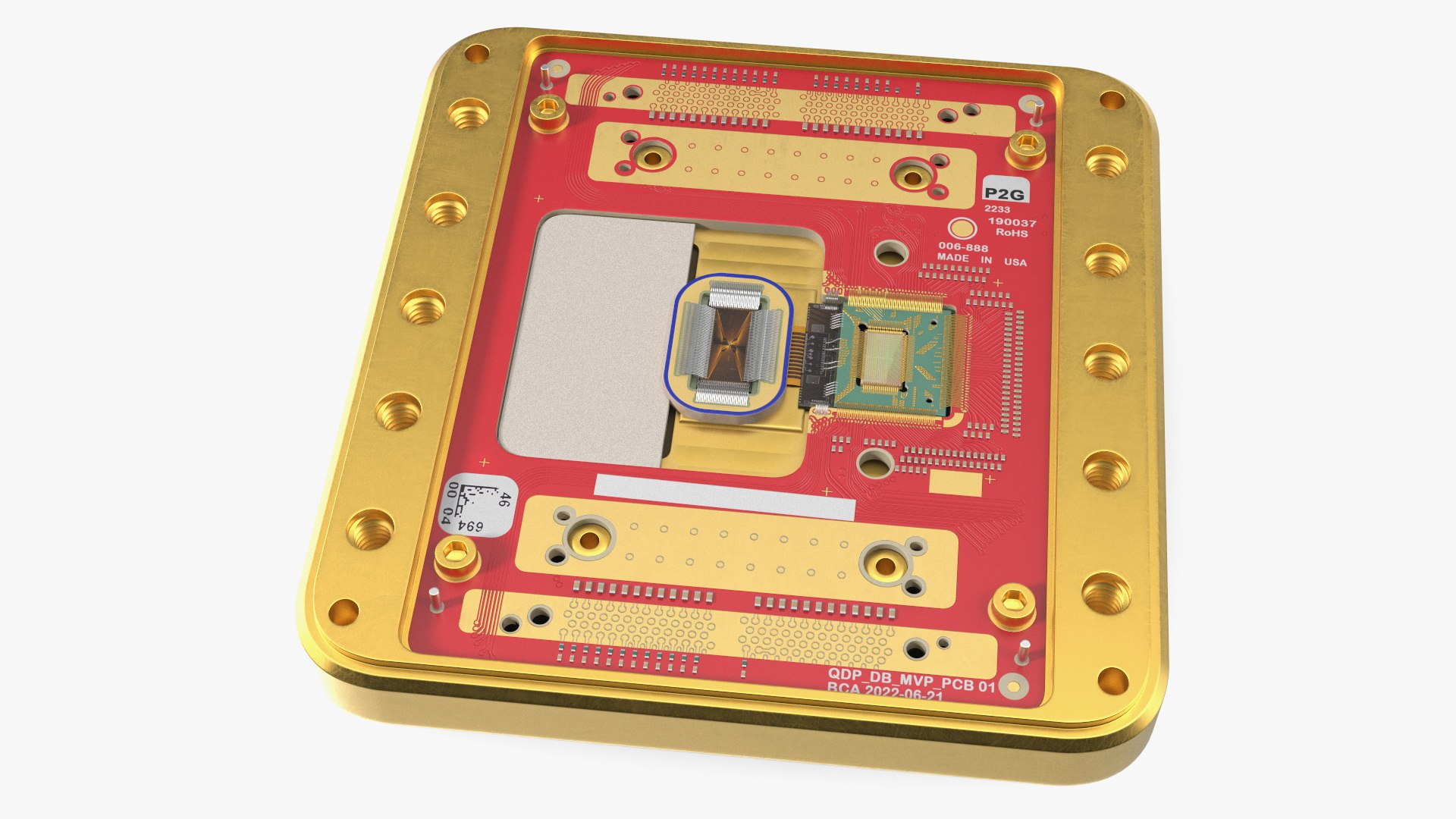 Quantum Processor 3D model preview