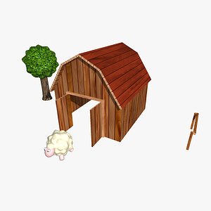 Game Ready Cartoon farm