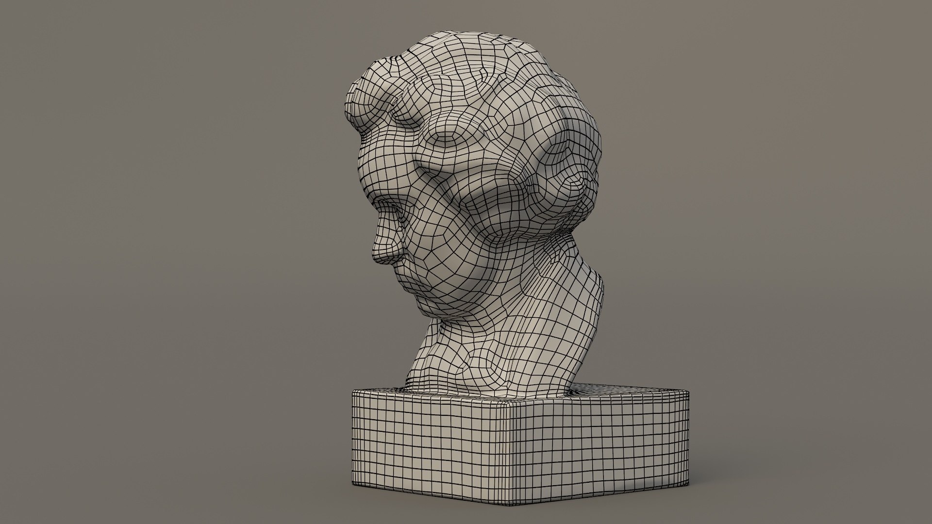 3D Model Beethoven Bust - TurboSquid 1447584