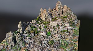 Pentedatilo Village 3D model