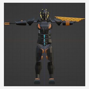 Sci-Fi Armor for game