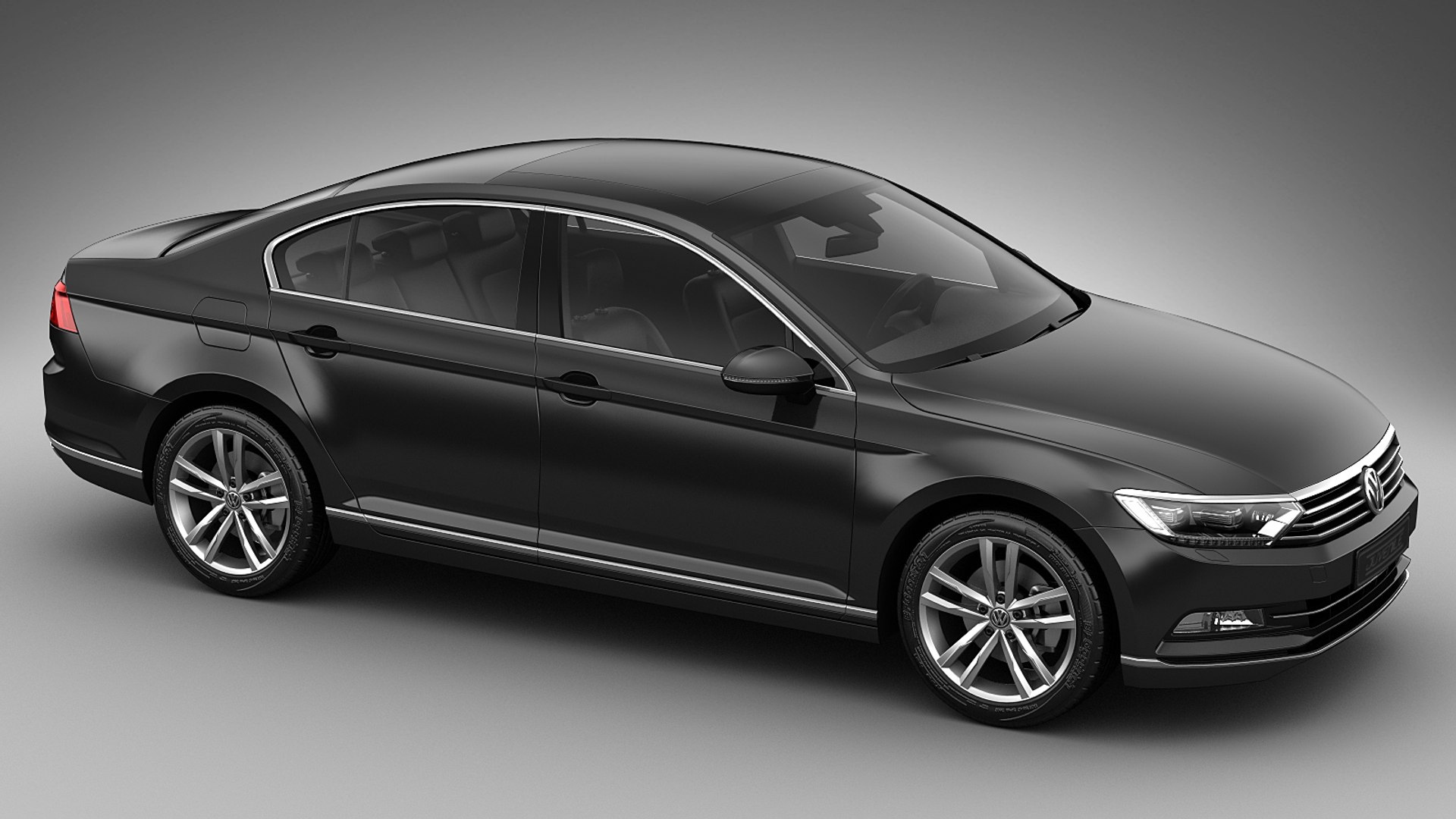 3d Volkswagen Passat B8 Model