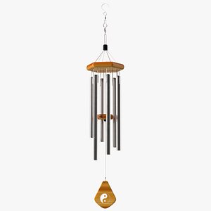 Chrome Plated Wind Chime