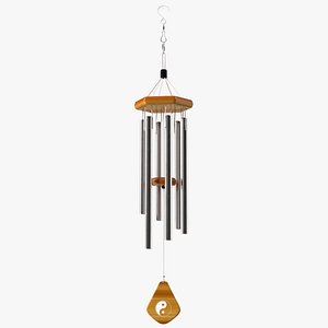 Chrome Plated Wind Chime