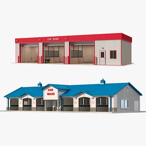 Car Wash Buildings Collection