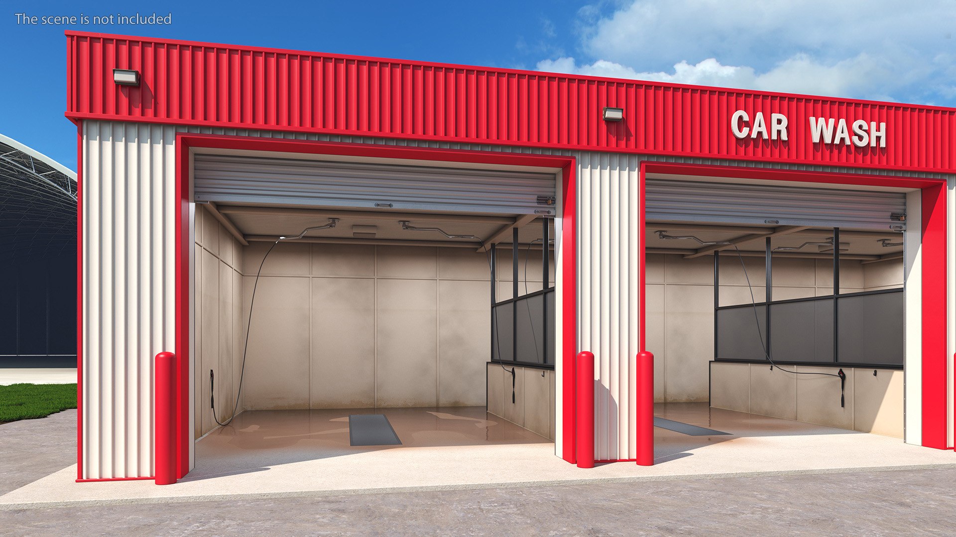 Car Wash Buildings Collection 3D model - TurboSquid 2120950