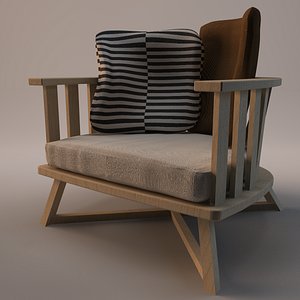arm chair 3d model