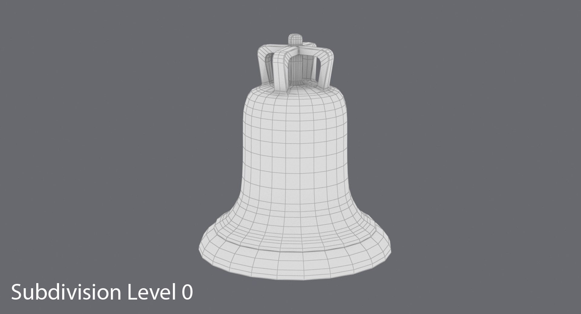 School-bell-01 3d Max