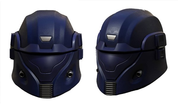 modelo 3d Casco de ciencia ficción de combate militar modelo 3d