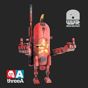 world war robot ussr 3D