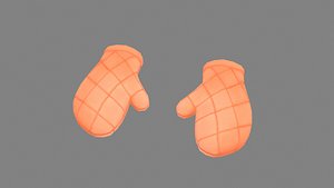 Cartoon heat insulation gloves - Oven Mitt