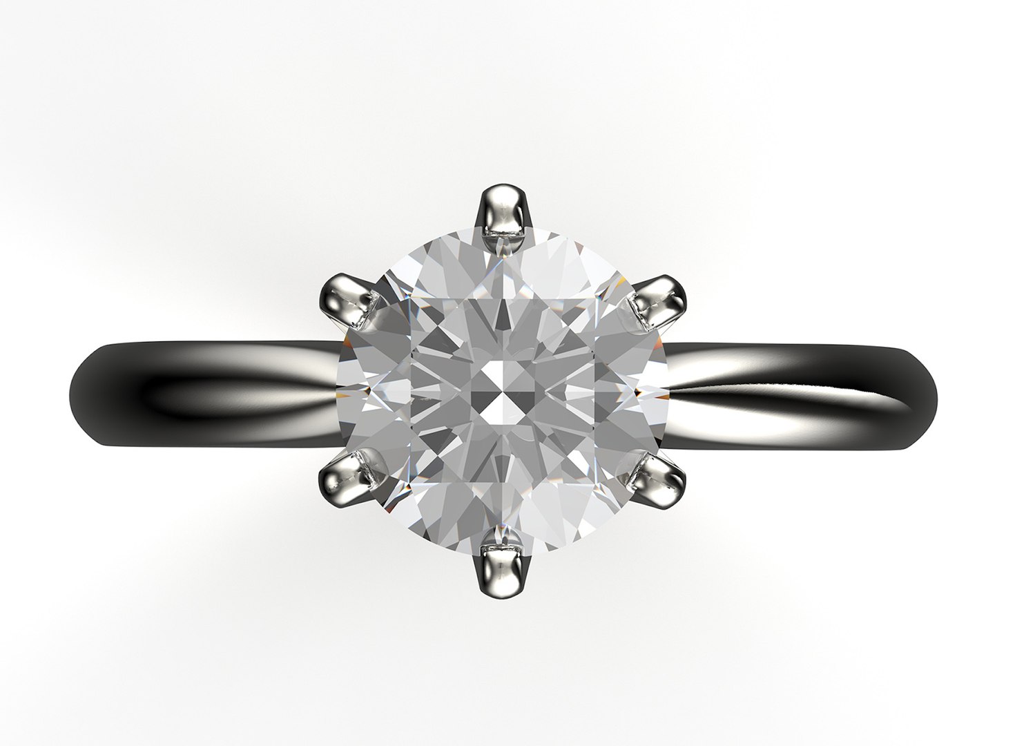 3D Gold Engagement Diamond Ring Set 0068 V1 With Gem Model - TurboSquid ...