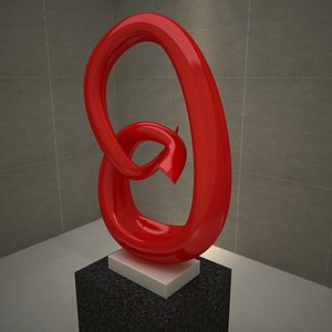 3d model contemporary modern sculpture