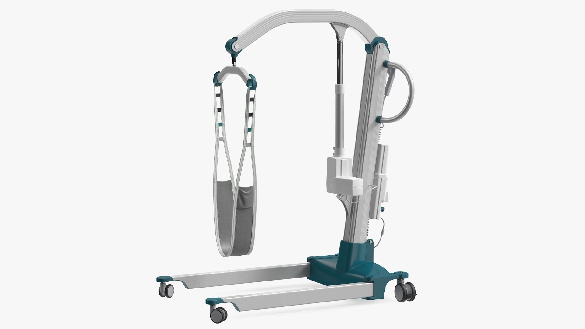 Patient Lift with Leg Holder Rigged 3D model preview