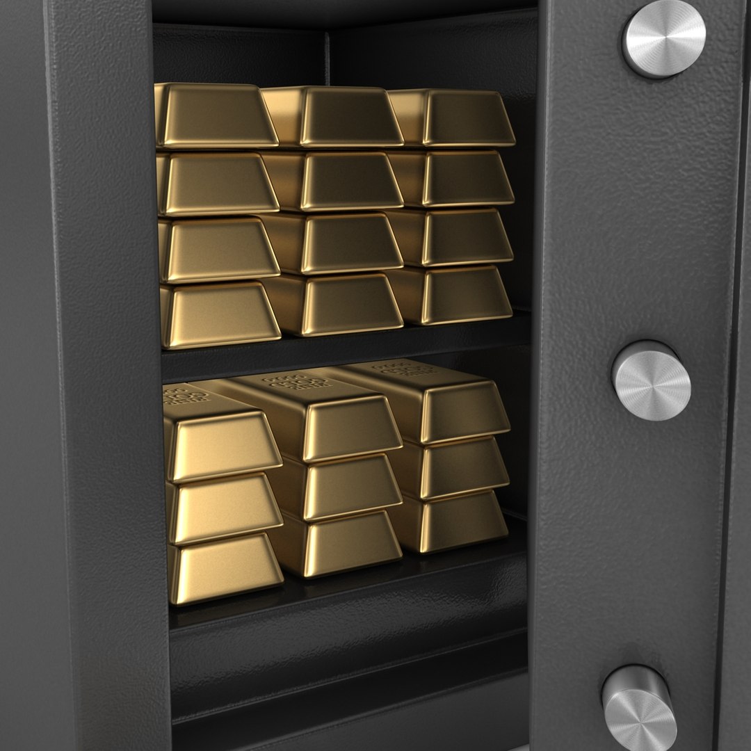 3d Safe Gold Bar