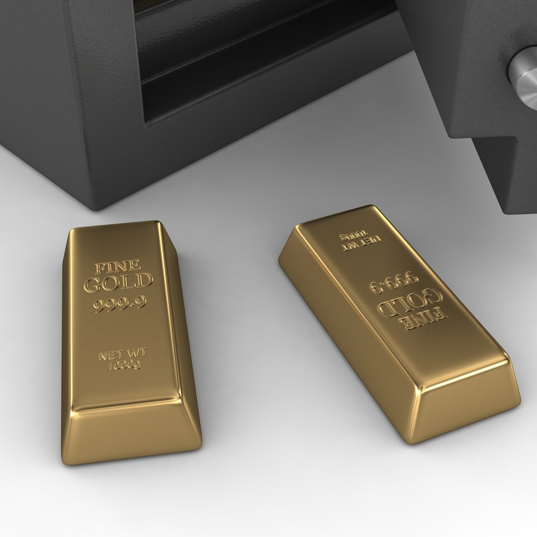 3d Safe Gold Bar